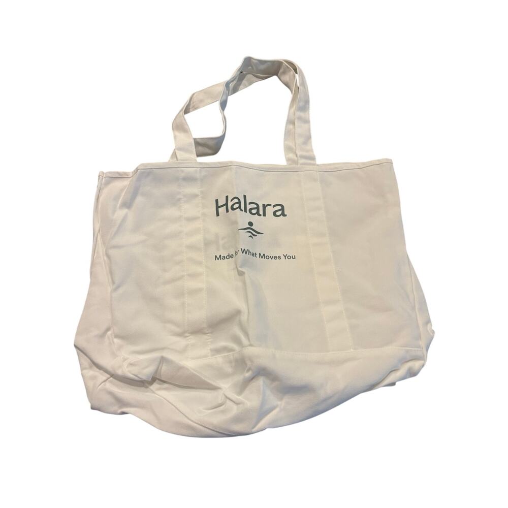 Halara White Tote Bag NWOT